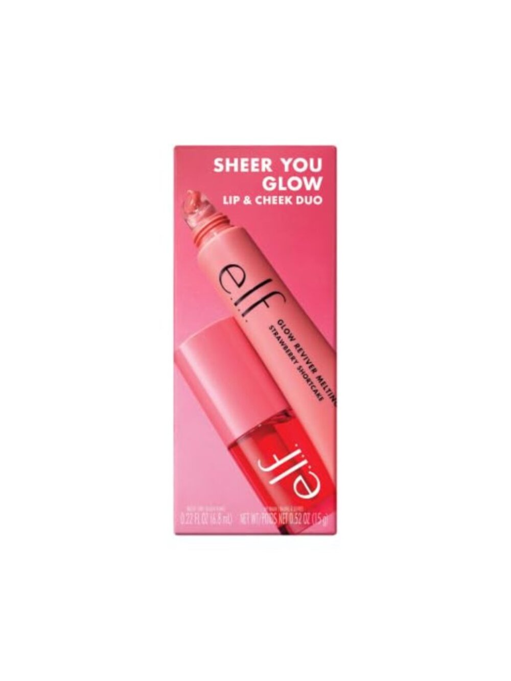 Sheer You Glow Lip & Cheek Duo Blush Tint & Lip Balm Makeup Set